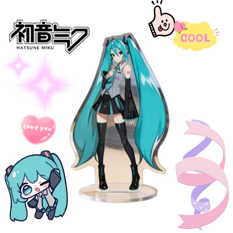 Home Decor Tv - Hatsune Miku 10cm Acrylic Stand Cute