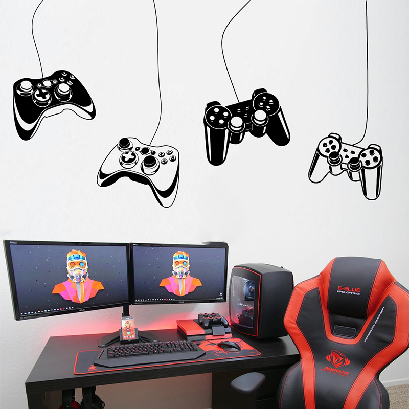Home Decor Xbox Games - 4 Bộ Điều Khiển Trò Chơi