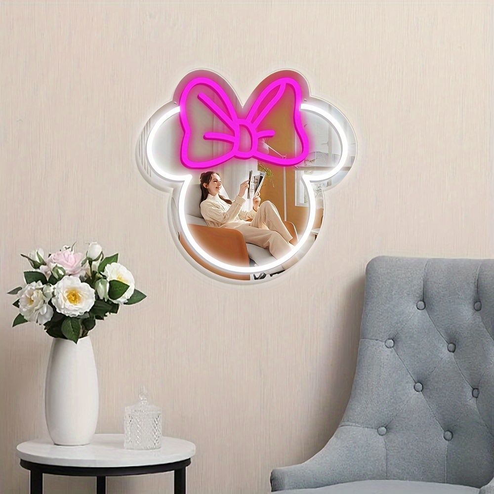 Home Decor Etsy - Disney Minnie Mouse LED Neon Sign