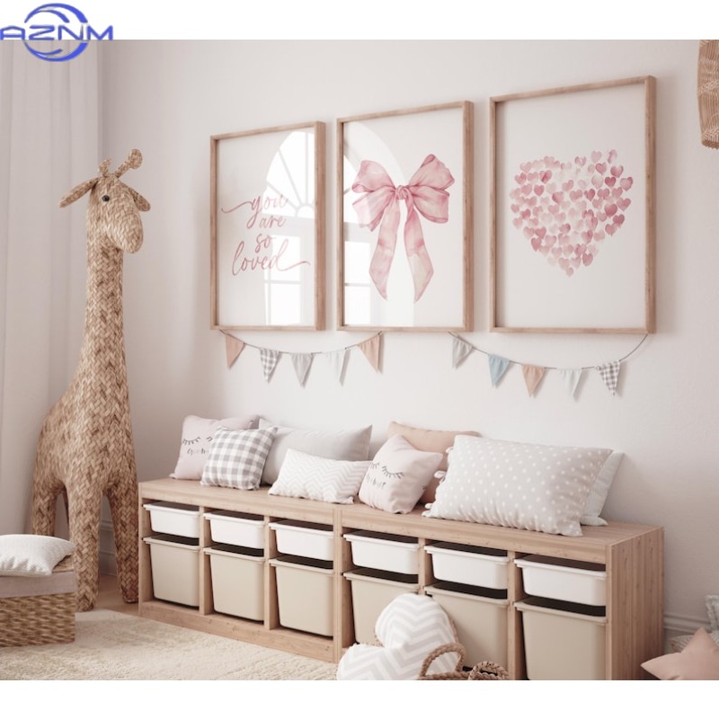 Watercolor Poster Print - 3pcs (Unframed Canvas Posters) 3pcs (Unframed