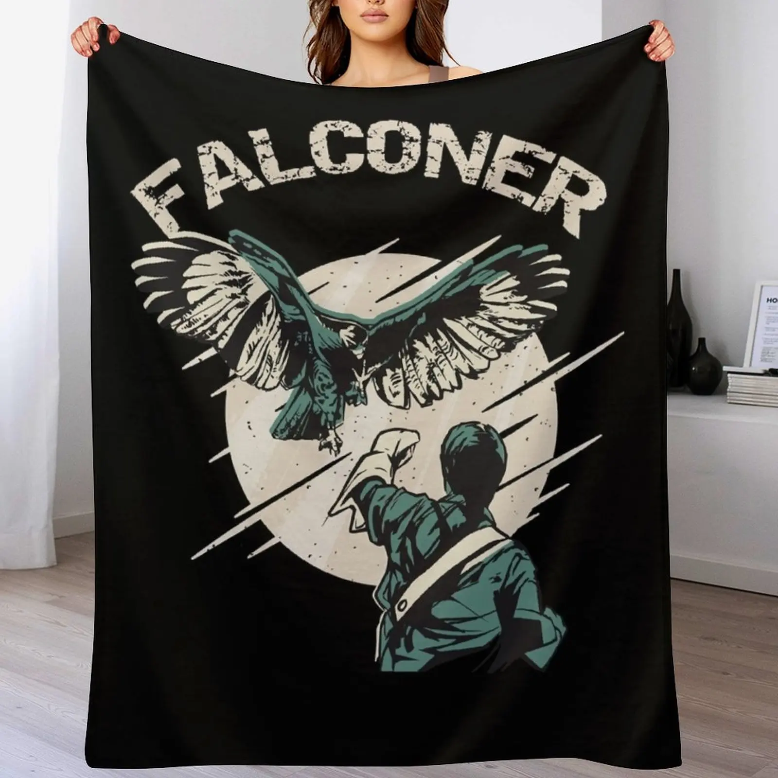 Home Decor Png - Falconry Bird landing on Falconer armClassic