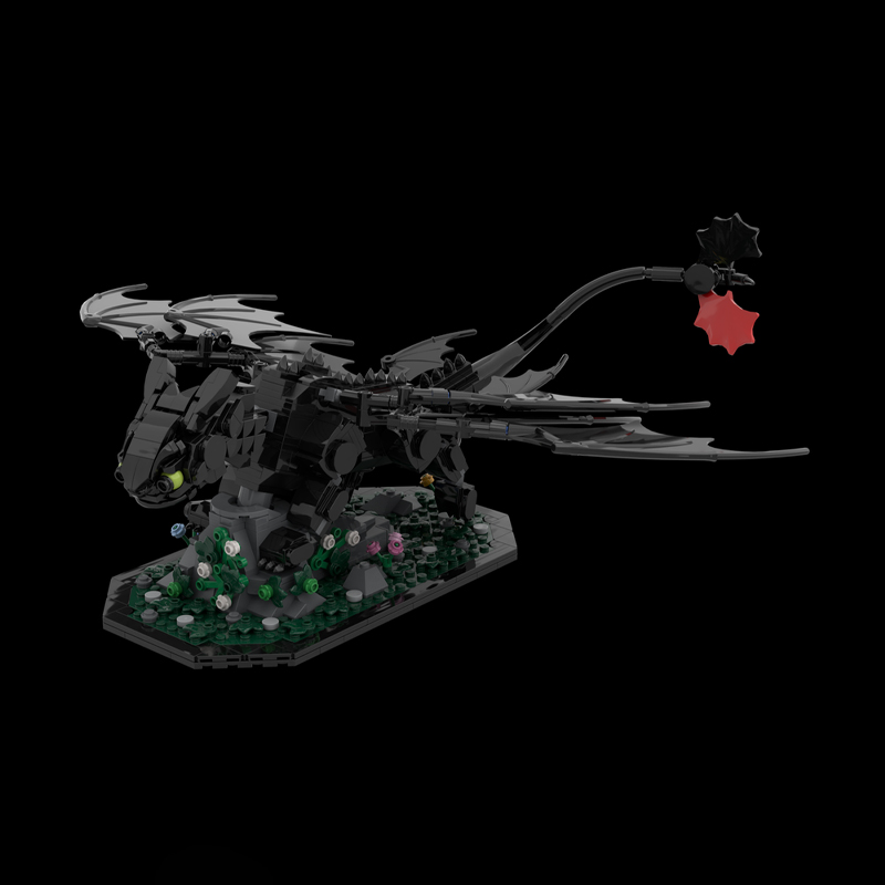 Home Decor Diy Ideas - 699PCS MOC Creative Model Toothless Collectible