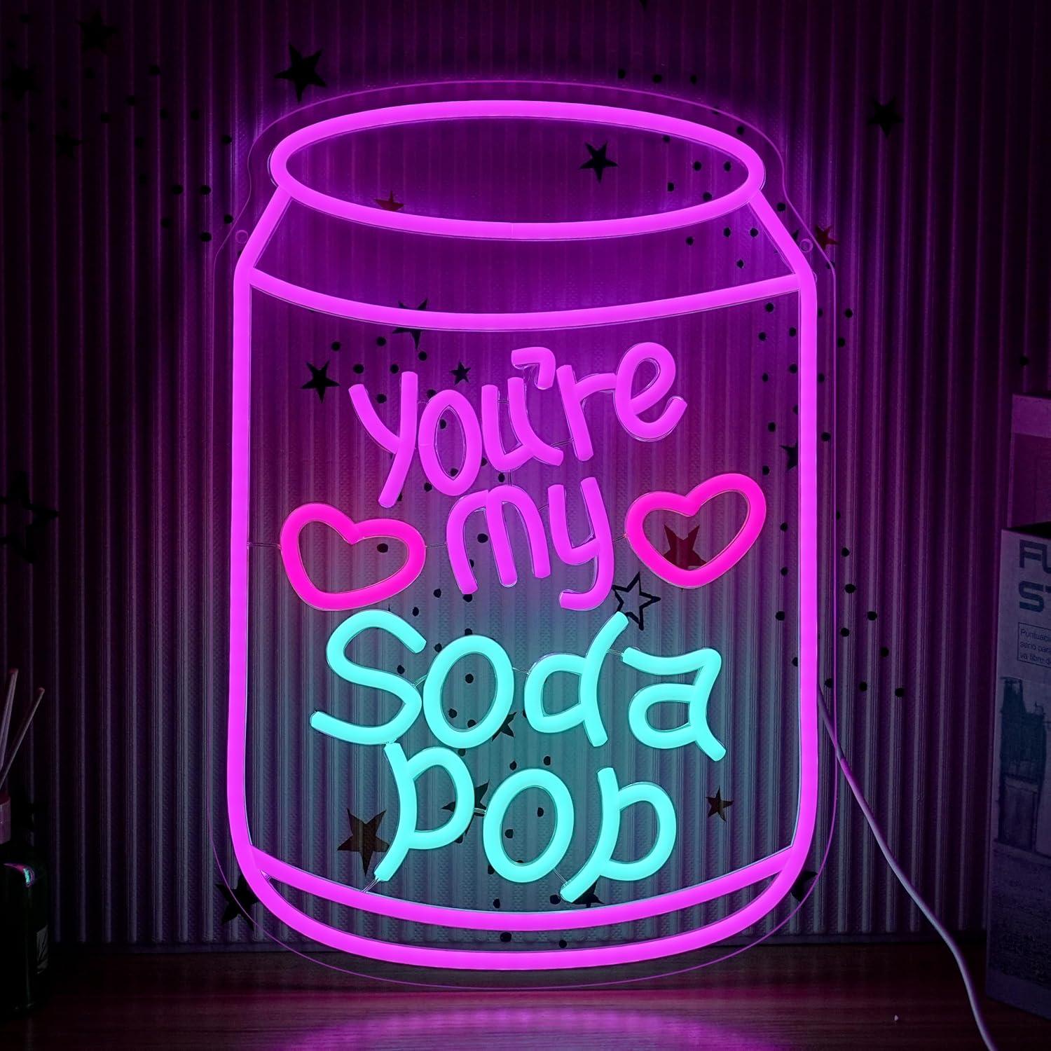 Home Decor Aesthetic - Romantic Neon Sign Dimmable LED Light