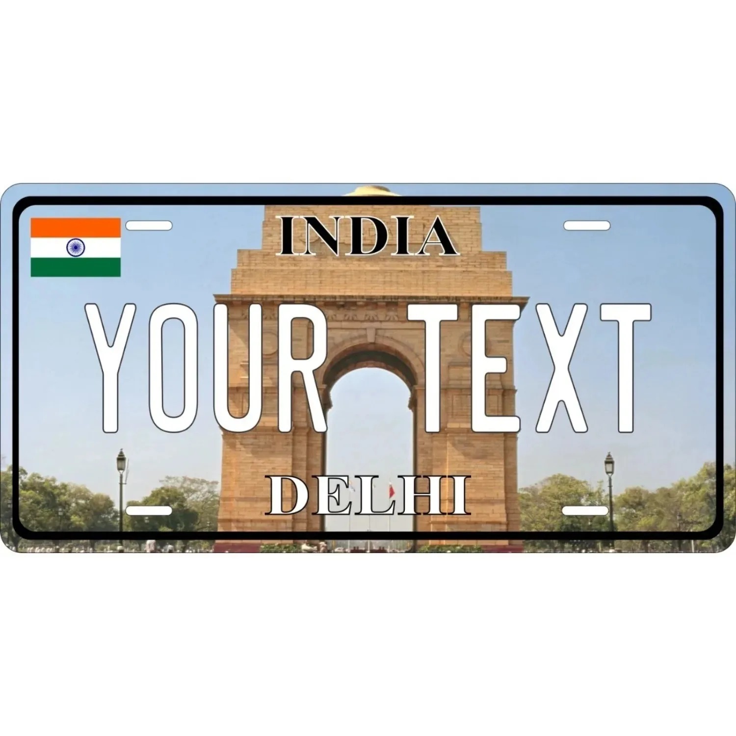 Home Decor Delhi - 1pc [2D Flat] Customizable Custom India