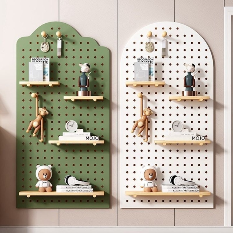 Home Decor Organizer - Wooden Cavities Board Wall Shelf Decorative