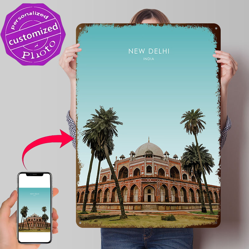 Home Decor Delhi - New Delhi India Artwork 3D Printed