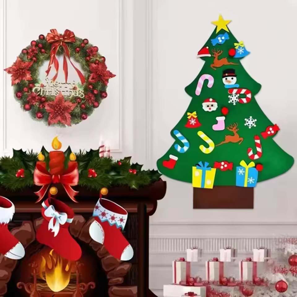 Kids DIY Felt Xmas Tree Set Ch - đánh giá và giá Home Decor Diy Ideas