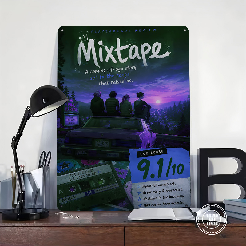 Mixtape Game Review 3D Texture - đánh giá và giá Review Home Decor