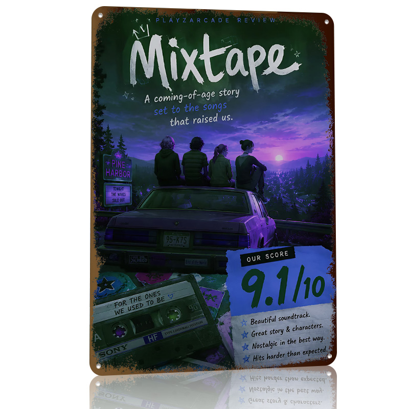 Mixtape Game Review 3D Texture - đánh giá và giá Review Home Decor