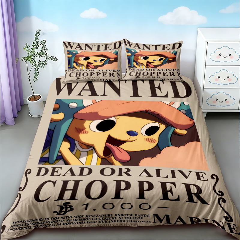 Luffy 3pcs Duvet Cover Set One - đánh giá và giá Home Decor Tv