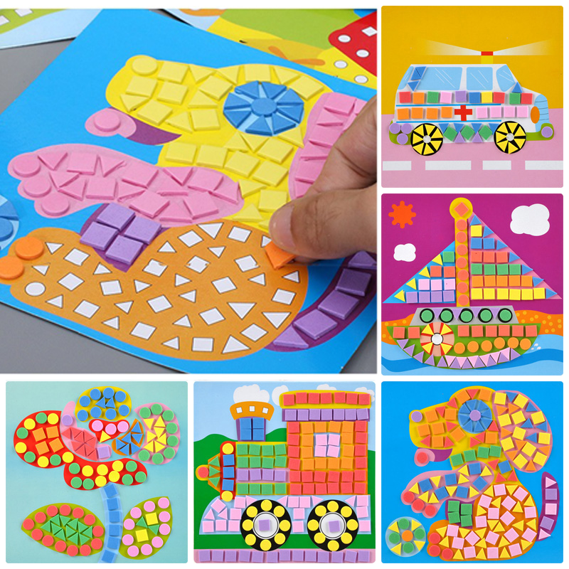 6/12pcs Mosaics Paintings DIY  - đánh giá và giá Home Decor Etsy