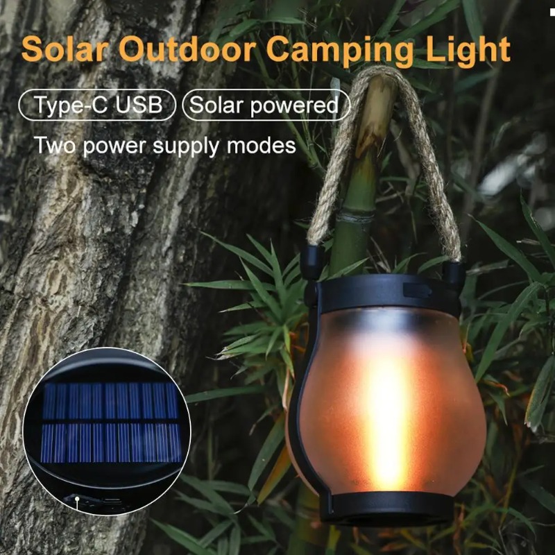 Solar Flame Lamp USB Rechargea - đánh giá và giá Rope Light Decoration