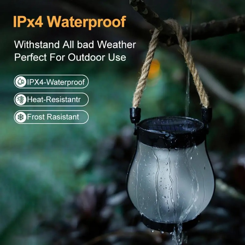 Solar Flame Lamp USB Rechargea - đánh giá và giá Rope Light Decoration