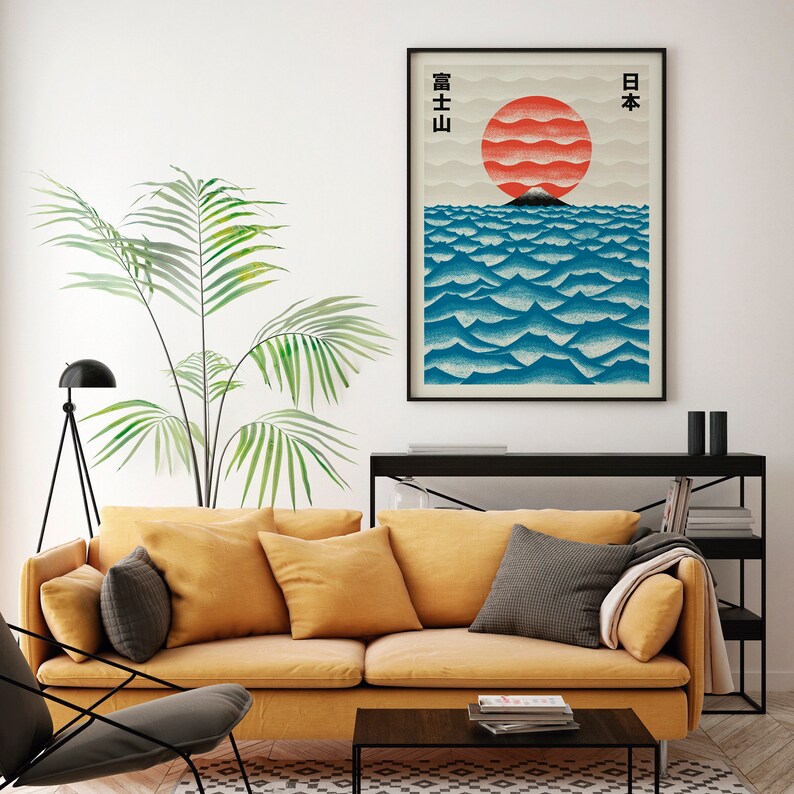Japanese Contemporary Tokyo Ar - đánh giá và giá Watercolor Poster Print