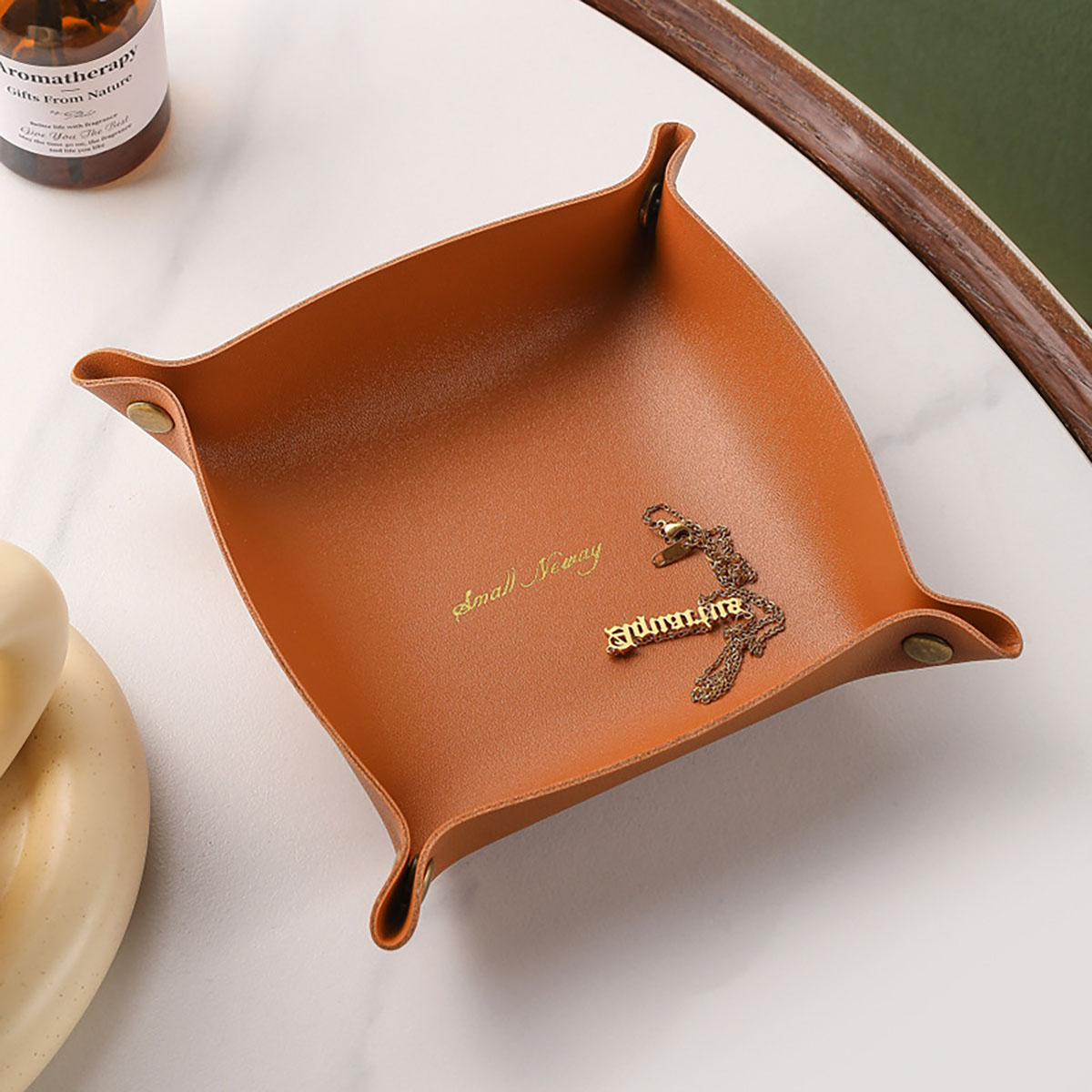 Nordic Style Leather Storage T - đánh giá và giá Home Decor Organizer