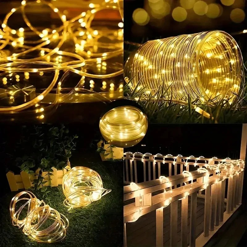 Solar Tube Rope Lamp Christmas - đánh giá và giá Rope Light Decoration