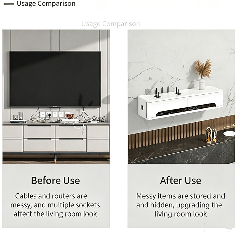 Wall‑Mounted Router Storage Bo - đánh giá và giá Home Decor Organizer