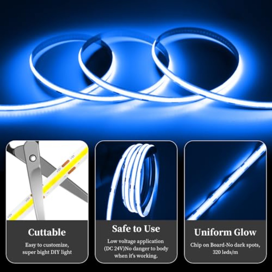 32.8ft/10M COB LED Light Strip - đánh giá và giá Led Strip Lights