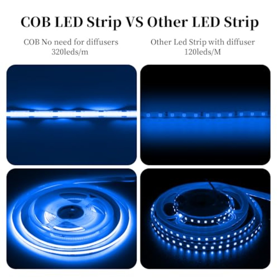 32.8ft/10M COB LED Light Strip - đánh giá và giá Led Strip Lights