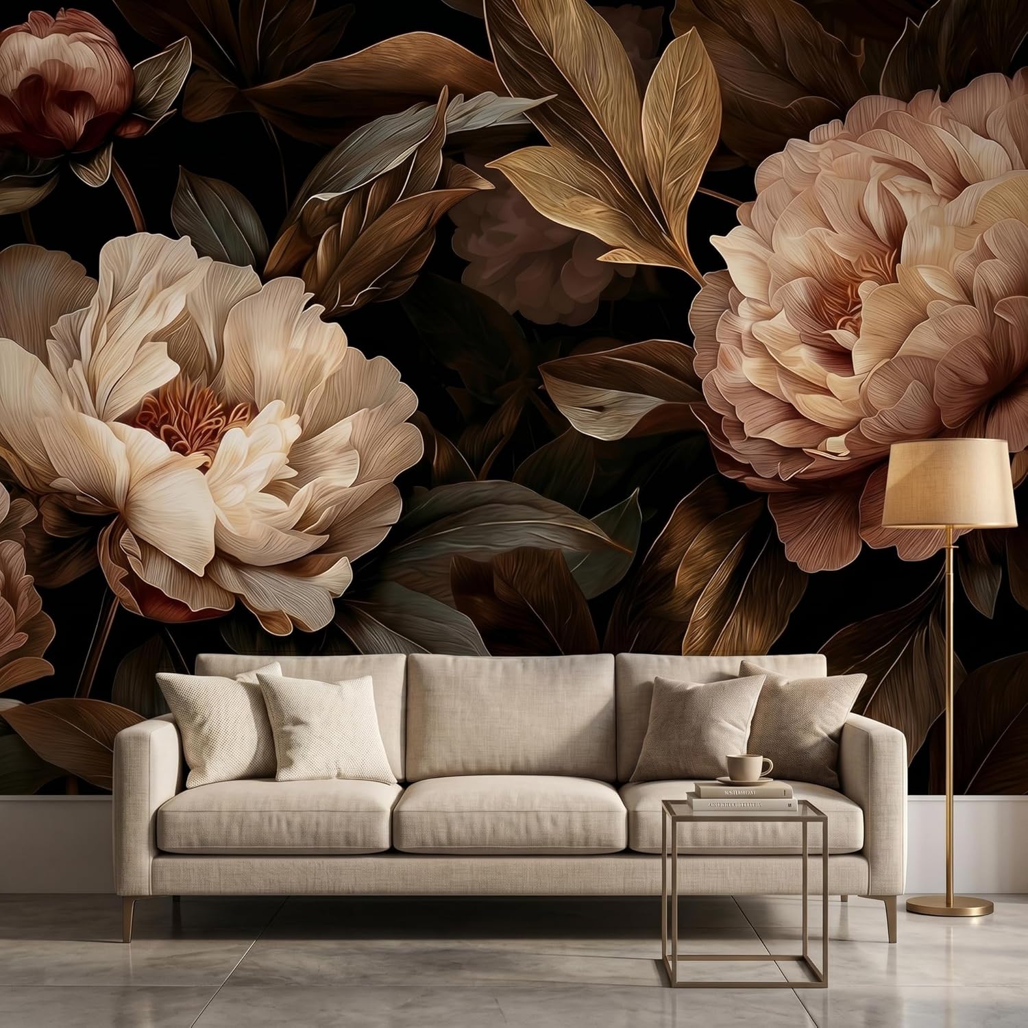 Elegant Peony Floral Tapestry  - đánh giá và giá Home Decor Under 100