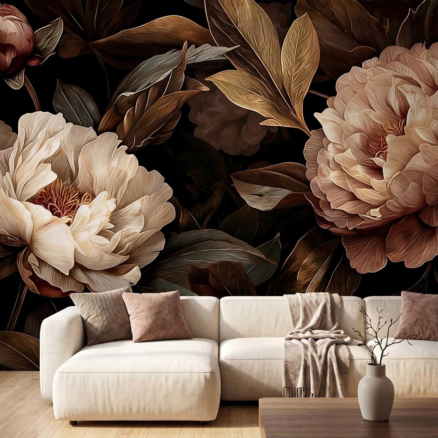 Elegant Peony Floral Tapestry  - đánh giá và giá Home Decor Under 100