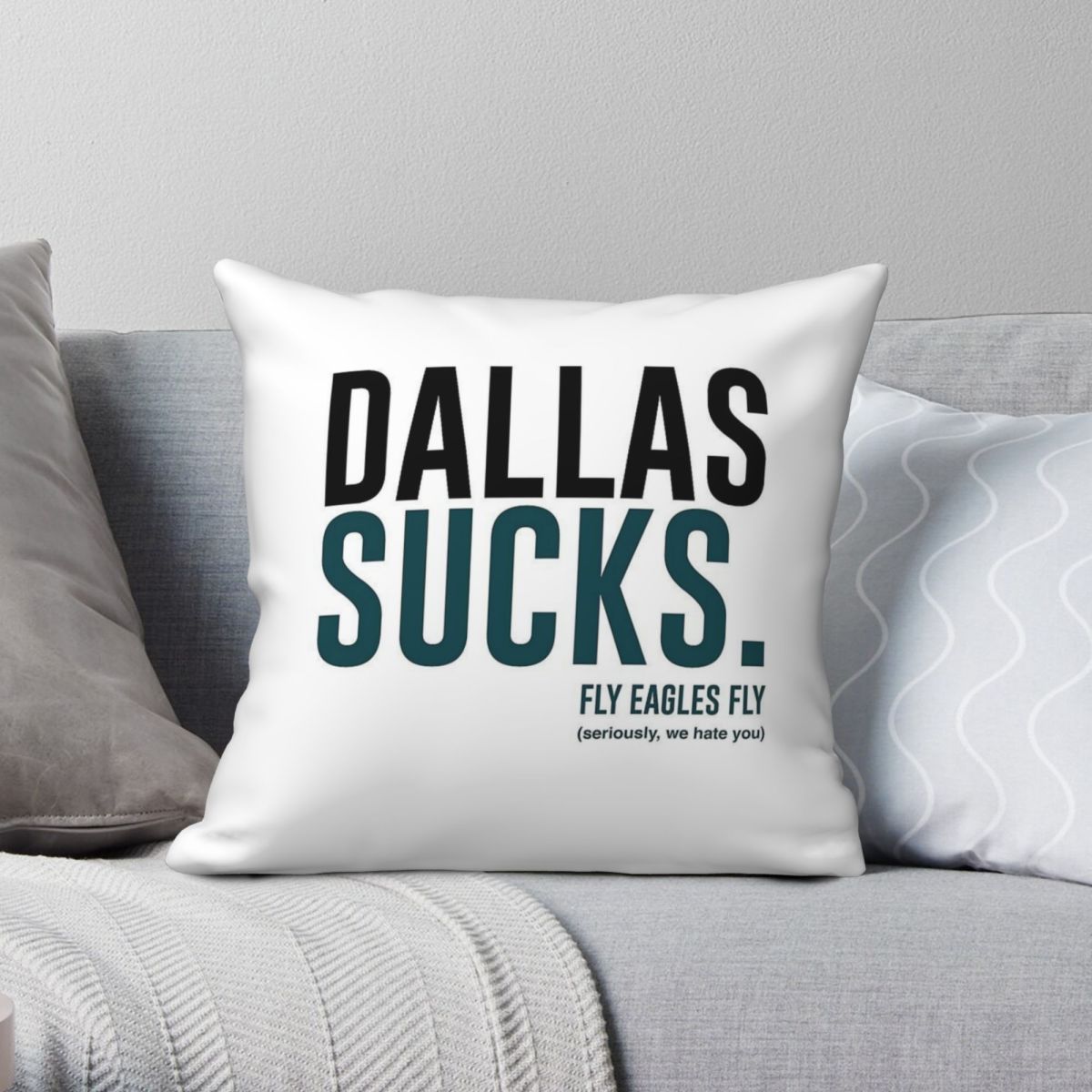 Dallas Sucks Fly Eagles Fly Sq - đánh giá và giá Home Decor Dallas