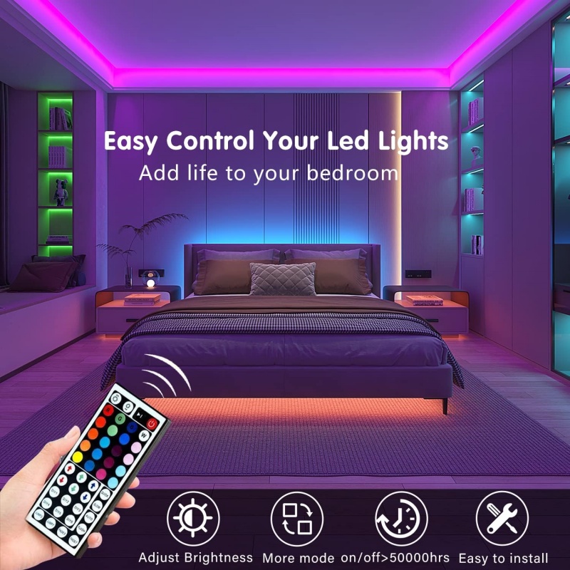 DC 5V USB LED Strip Lights APP - đánh giá và giá Led Strip Lights