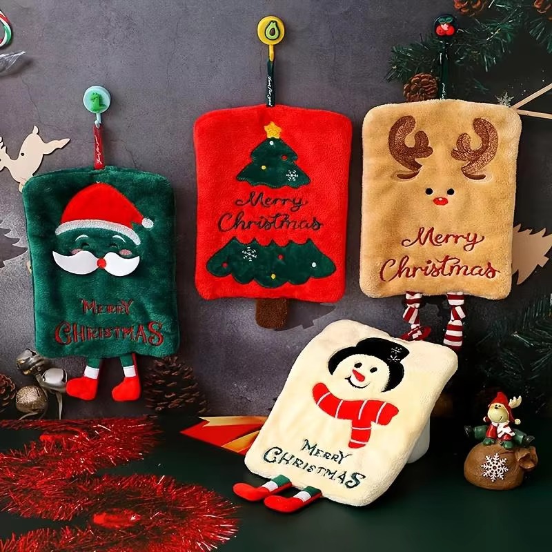 Christmas Hanging Hand Towel C - đánh giá và giá Home Decor Xmas Tree