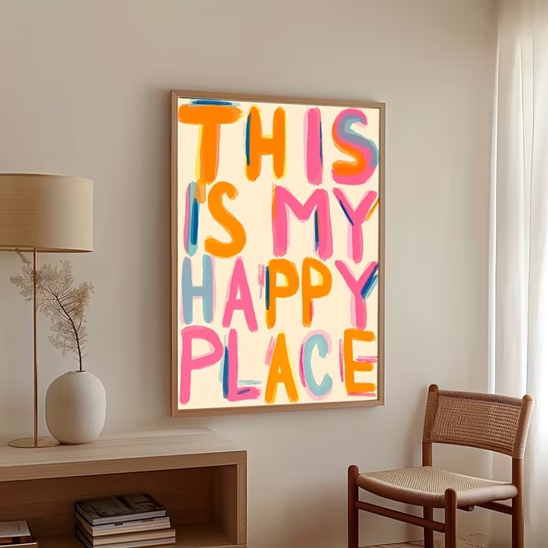 Modern This Is My Happy Place  - đánh giá và giá Home Decor Aesthetic