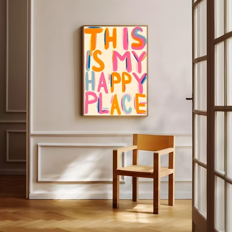 Modern This Is My Happy Place  - đánh giá và giá Home Decor Aesthetic