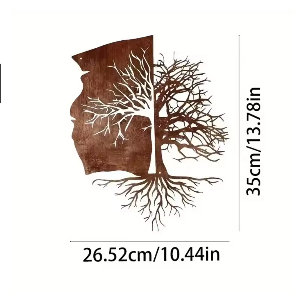 1Pc Rust Metal Tree of Life Wa - đánh giá và giá Review Home Decor