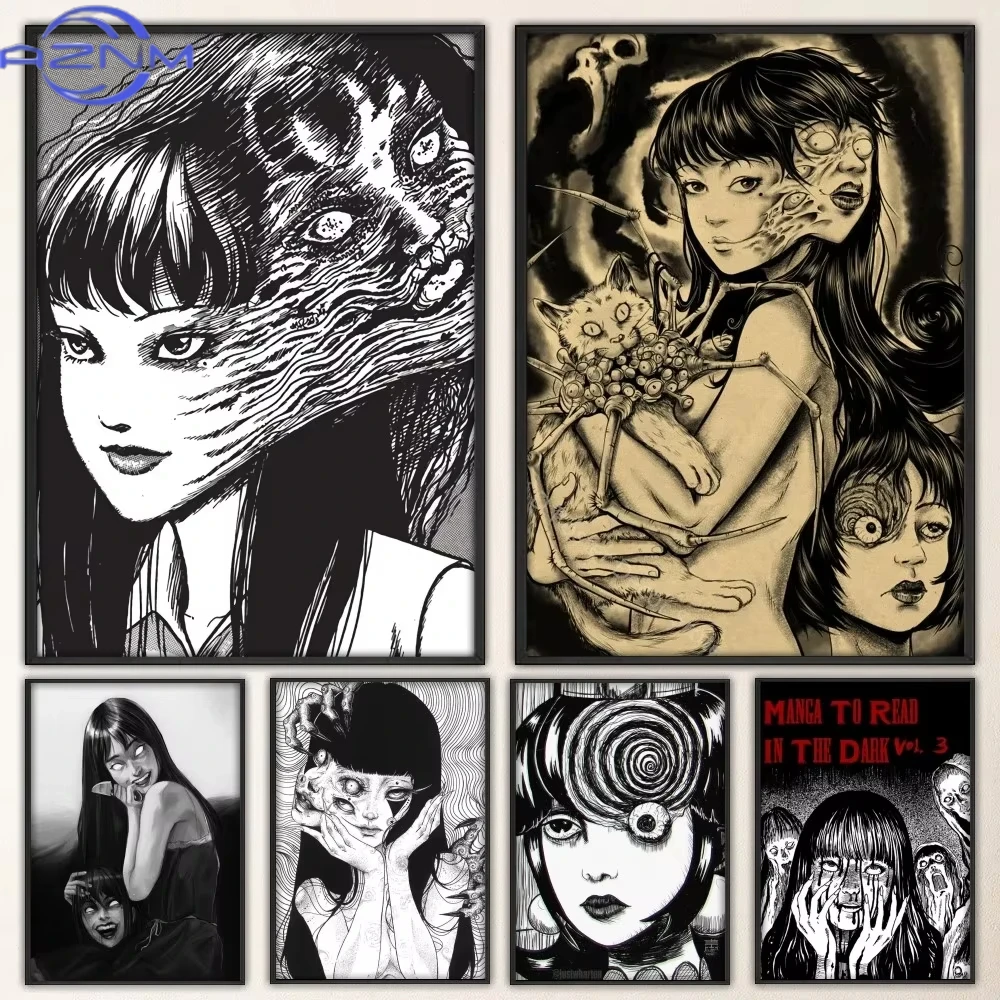 Japan Anime Junji Ito Poster P - đánh giá và giá Watercolor Poster Print