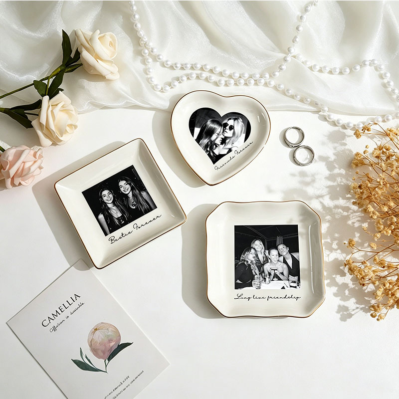 Personalised Bestie Photo Trin - đánh giá và giá Ceramic Trinket Dish
