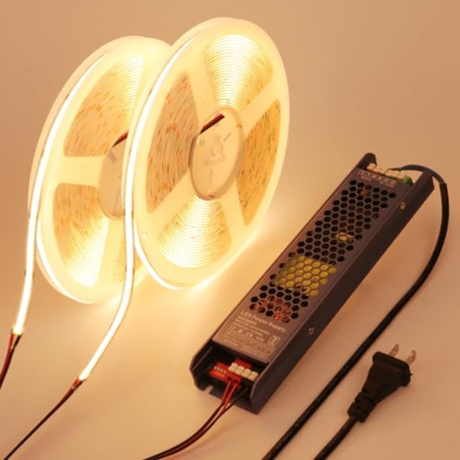 24V COB LED Strip Lights 65.6f - đánh giá và giá Led Strip Lights