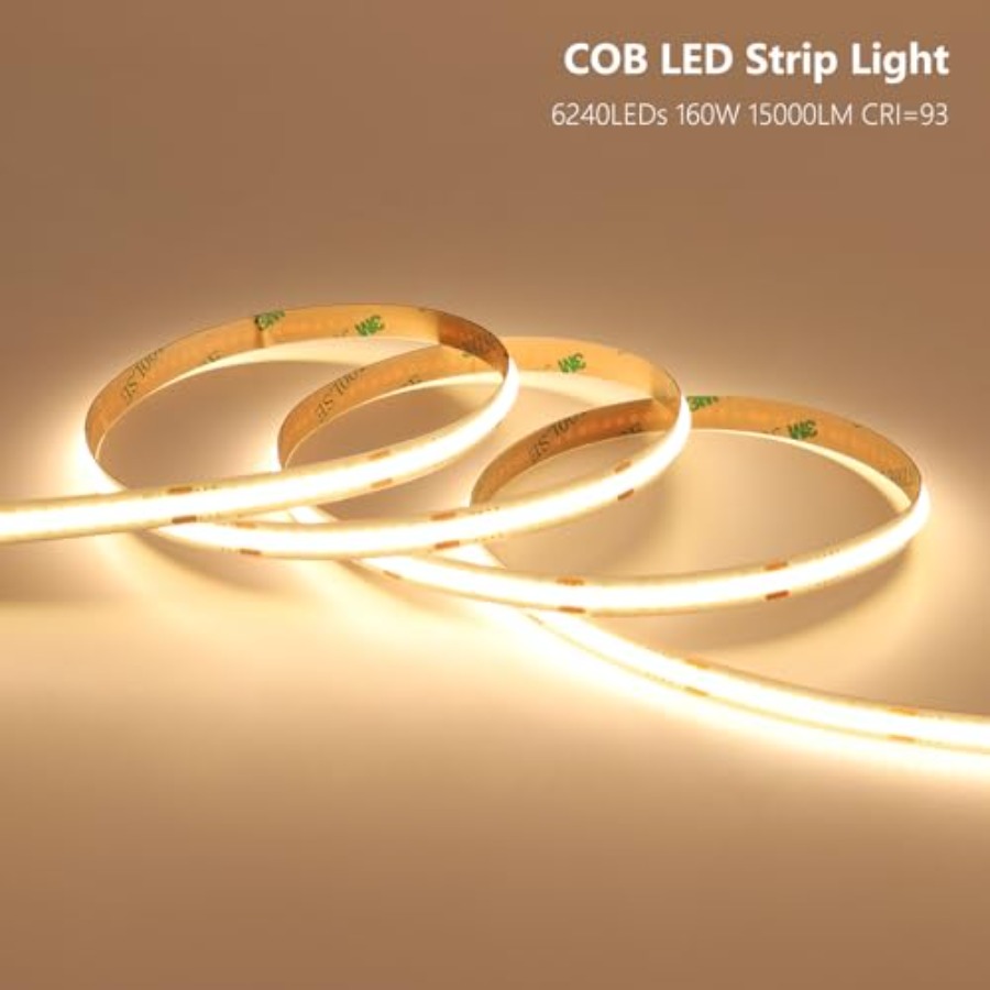 24V COB LED Strip Lights 65.6f - đánh giá và giá Led Strip Lights