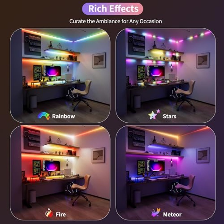 RGB Smart IC COB LED Strip Lig - đánh giá và giá Led Strip Lights