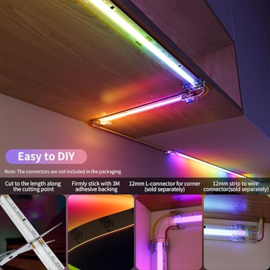 RGB Smart IC COB LED Strip Lig - đánh giá và giá Led Strip Lights