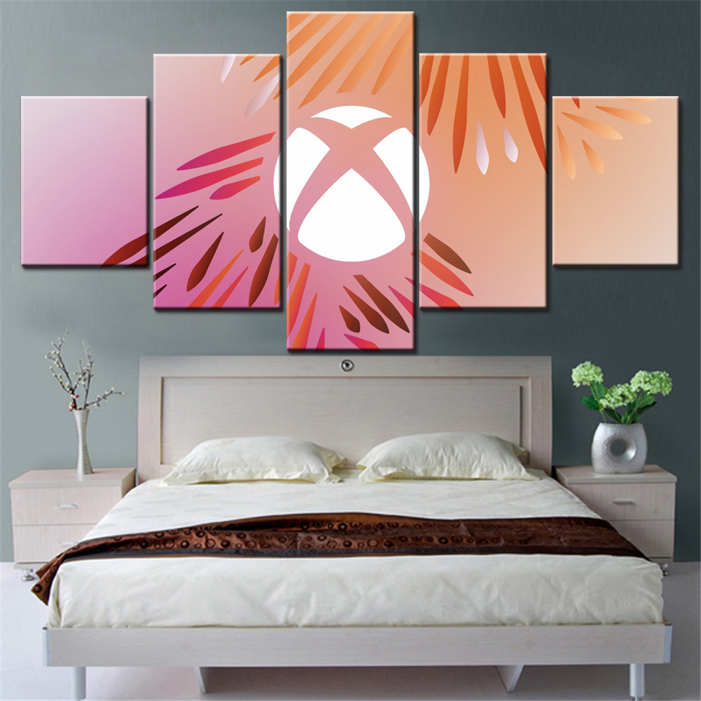 5 Pieces Canvas Wall Arts Post - đánh giá và giá Home Decor Xbox Games