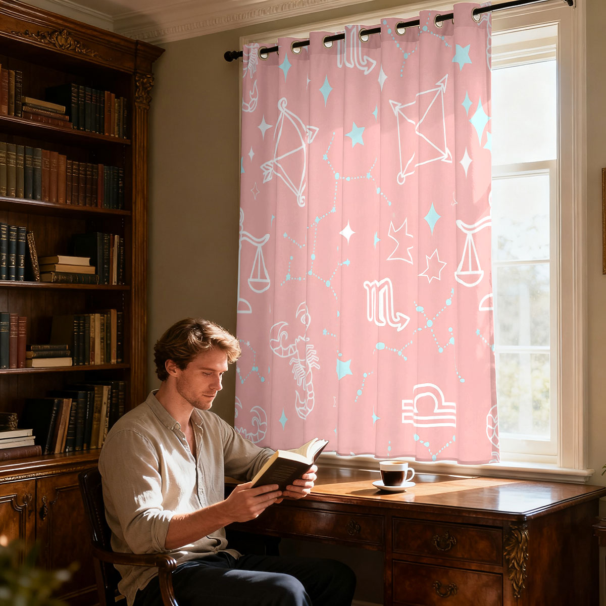 1pc Starry Sky Constellation P - đánh giá và giá Home Decor Curtain