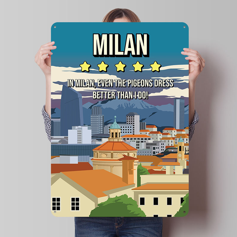Milan Funny Review Cityscape T - đánh giá và giá Review Home Decor