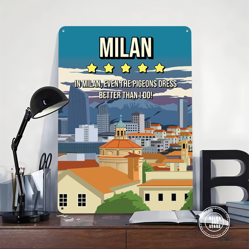 Milan Funny Review Cityscape T - đánh giá và giá Review Home Decor