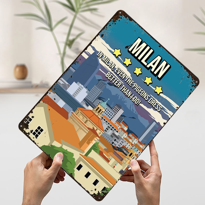 Milan Funny Review Cityscape T - đánh giá và giá Review Home Decor