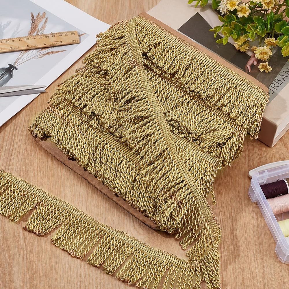 12 Yardsx2.2Inch Fringe Trim C - đánh giá và giá Home Decor Curtain