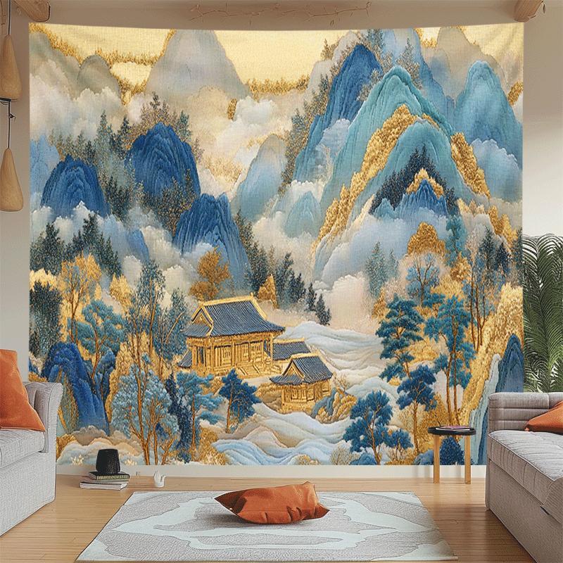 Vintage Chinese Landscape Tape - đánh giá và giá Home Decor Under 100