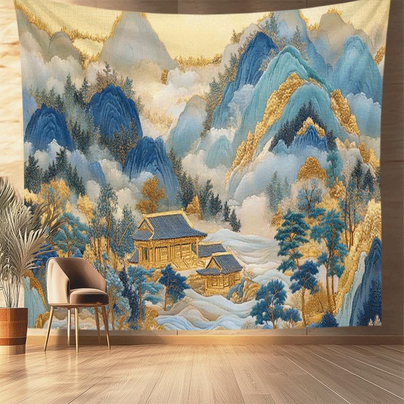 Vintage Chinese Landscape Tape - đánh giá và giá Home Decor Under 100