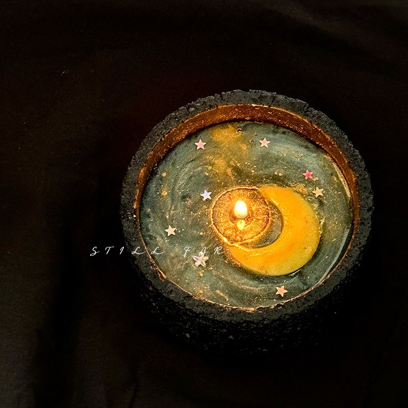 Melting Moon Scented Candle Ha - đánh giá và giá Home Decor Aesthetic