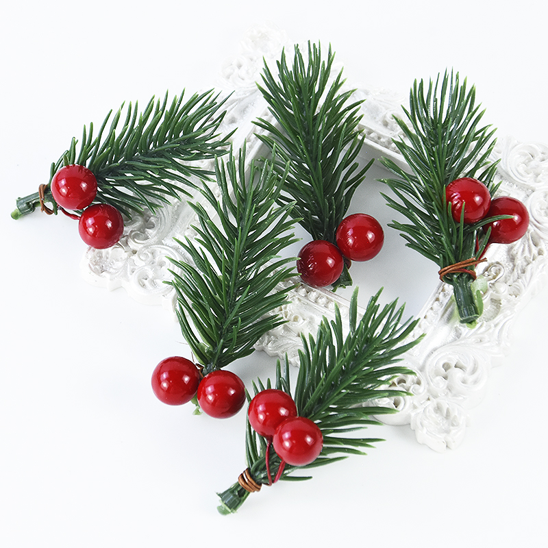 10pcs Christmas Berry Pine Con - đánh giá và giá Home Decor Xmas Tree