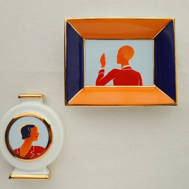 Art Deco style ceramic jewelry - đánh giá và giá Ceramic Trinket Dish