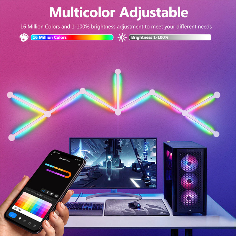 Smart RGB Wall Lamp, Bluetooth - đánh giá và giá Home Decor Tv