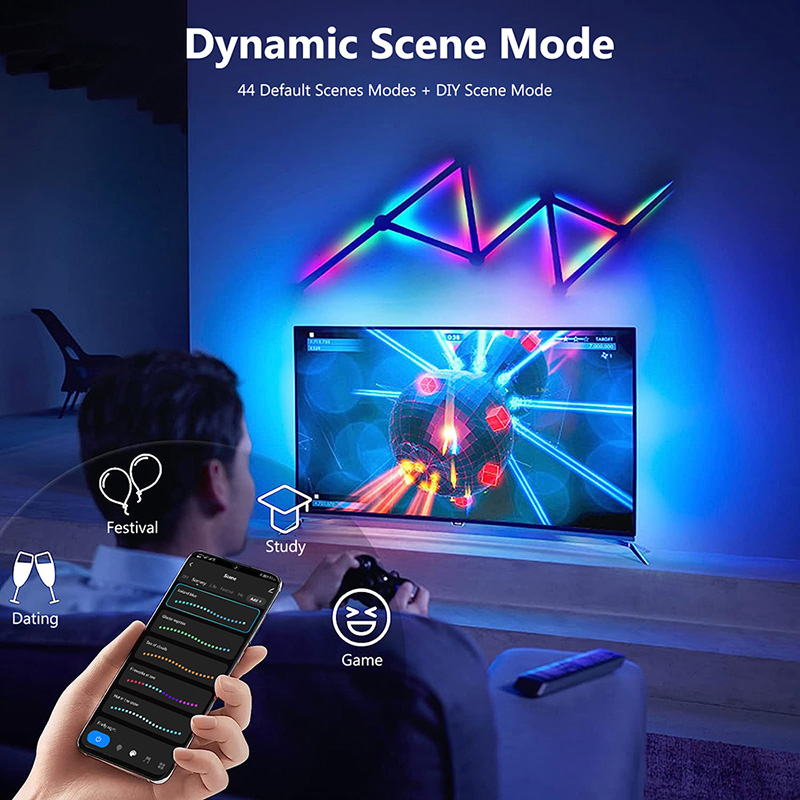 Smart RGB Wall Lamp, Bluetooth - đánh giá và giá Home Decor Tv